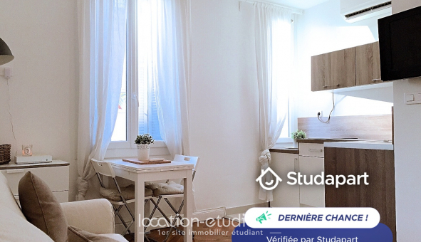 Logement étudiant Location Studio Meublé Antibes (06160)