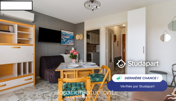 Logement tudiant Location Studio Meublé Antibes (06160)
