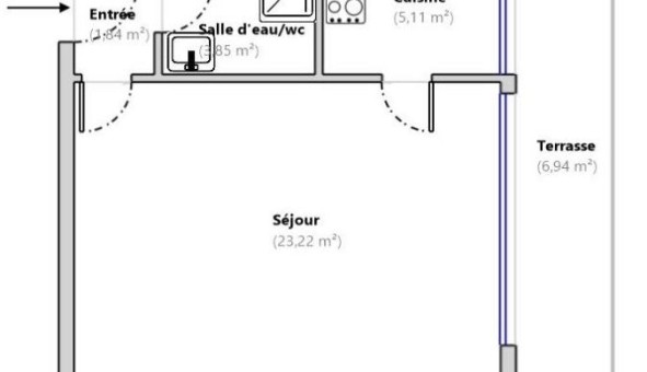 Logement tudiant Studio à Antibes (06160)