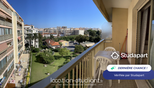 Logement étudiant Studio à Antibes (06160)
