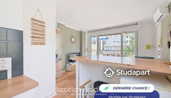 Logement tudiant Studio à Antibes (06160)