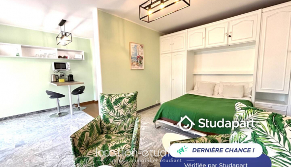 Logement tudiant Location Studio Meublé Antibes (06160)