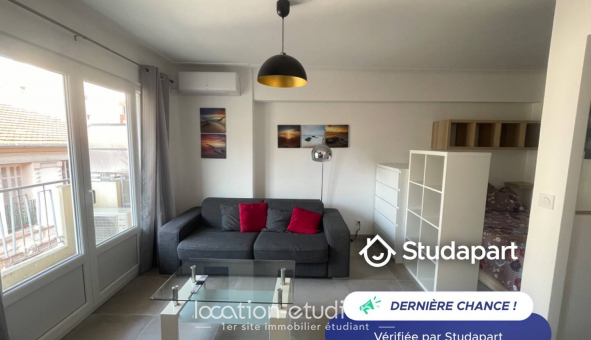Logement �tudiant Studio &agrave; Antibes (06160)