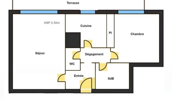 Logement �tudiant Studio &agrave; Antibes (06160)