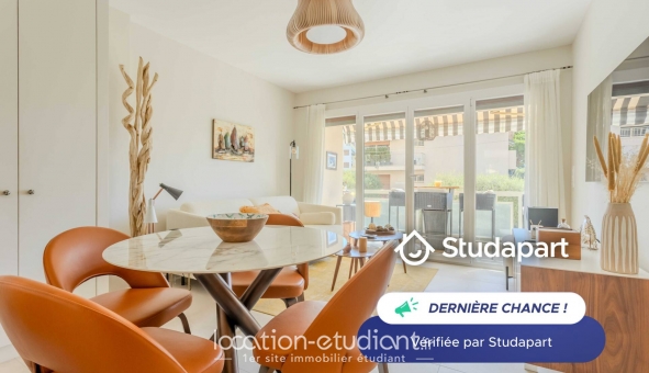 Logement étudiant Studio &agrave; Antibes (06160)
