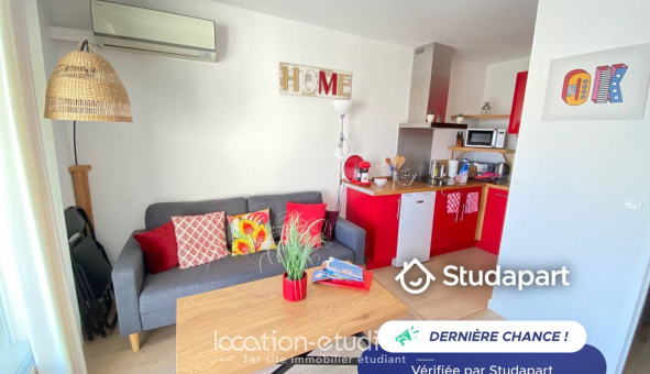 Logement �tudiant Studio &agrave; Antibes (06160)