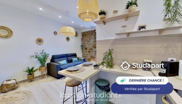 Logement �tudiant Studio &agrave; Antibes (06160)