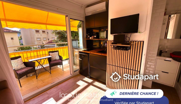 Logement �tudiant Studio &agrave; Antibes (06160)