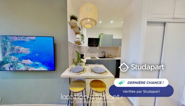Logement �tudiant Studio &agrave; Antibes (06160)