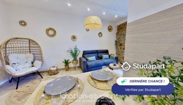 Logement �tudiant Studio &agrave; Antibes (06160)