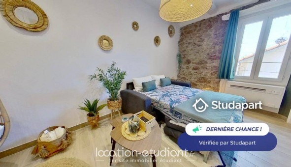 Logement �tudiant Studio &agrave; Antibes (06160)