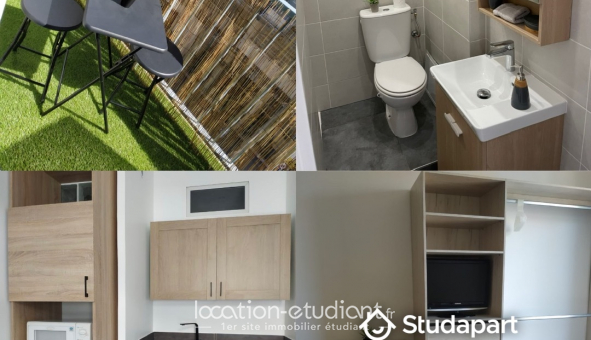 Logement �tudiant Studio &agrave; Antibes (06160)