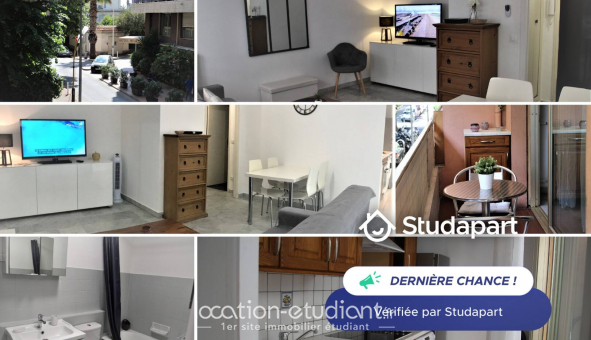 Logement �tudiant Studio &agrave; Antibes (06160)