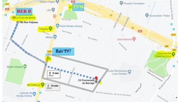 Logement �tudiant Studio &agrave; Antony (92160)