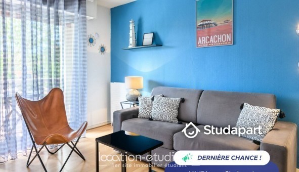 Logement tudiant Studio à Arcachon (33120)