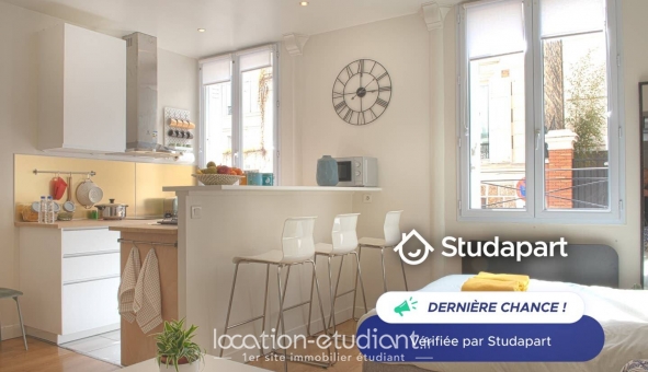 Logement étudiant Location Studio Meubl&eacute; Asnières sur Seine (92600)
