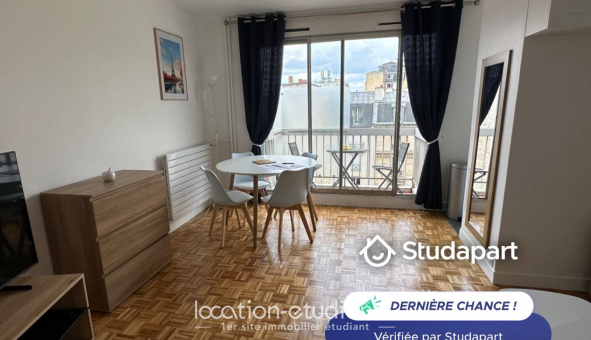 Logement �tudiant Location Studio Meubl&eacute; Asni�res sur Seine (92600)