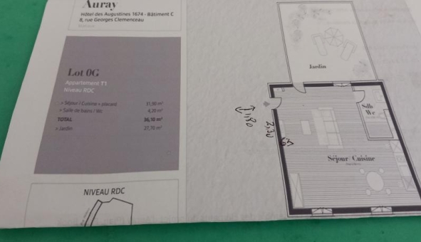 Logement �tudiant Location Studio Vide Auray (56400)