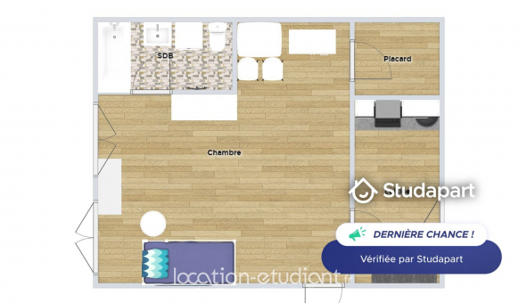 Logement tudiant Studio à Avignon (84000)