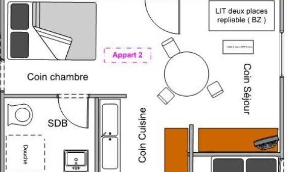 Logement �tudiant Studio &agrave; Avignon (84000)