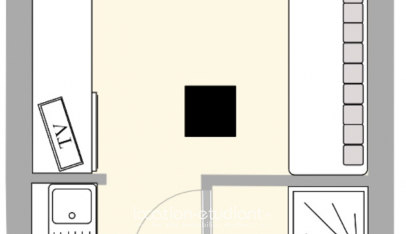 Logement �tudiant Studio &agrave; Aytr� (17440)