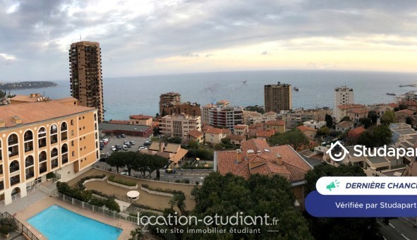 Logement tudiant Studio à Beausoleil (06240)
