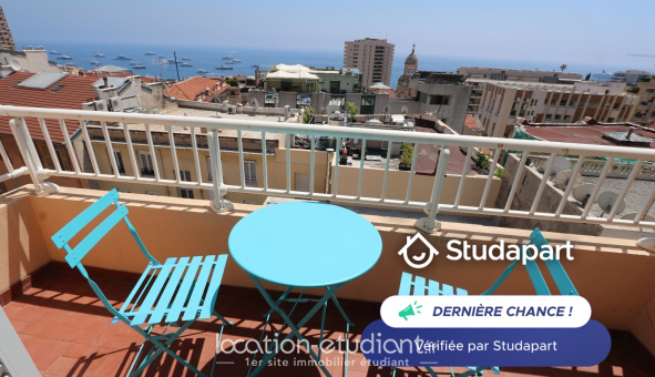 Logement �tudiant Studio &agrave; Beausoleil (06240)