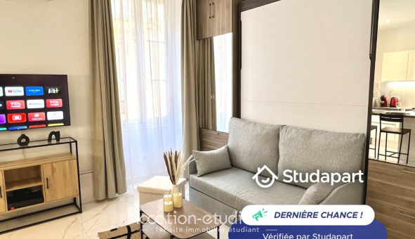 Logement �tudiant Studio &agrave; Beausoleil (06240)