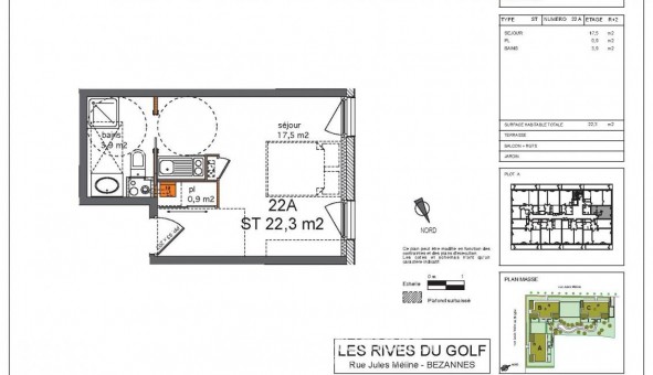Logement tudiant Studio à Bezannes (51430)