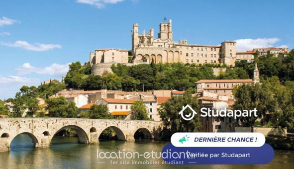 Logement tudiant Location Studio Meublé Bziers (34500)
