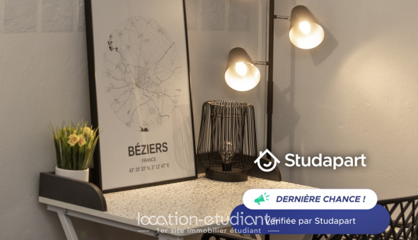Logement �tudiant Studio &agrave; B�ziers (34500)