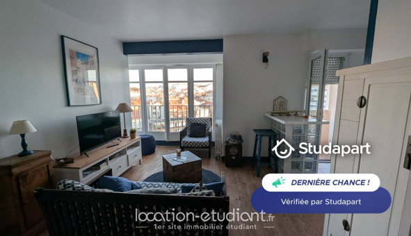Logement tudiant Location Studio Meublé Biarritz (64200)