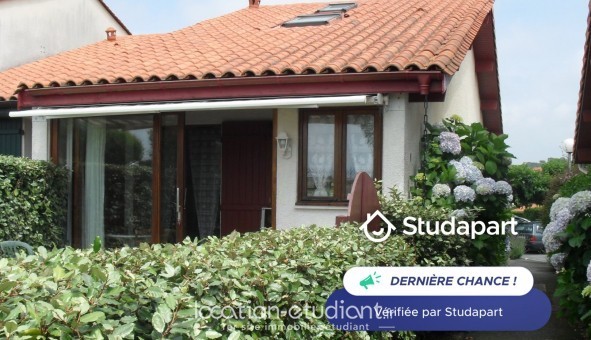 Logement tudiant Studio à Bidart (64210)