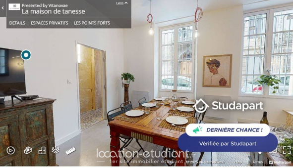 Logement tudiant Studio à Bordeaux (33300)