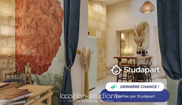 Logement tudiant Studio à Bordeaux (33300)