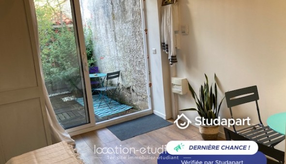 Logement tudiant Studio à Bordeaux (33300)
