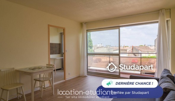Logement tudiant Studio à Bordeaux (33300)