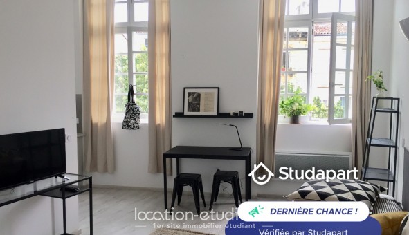 Logement tudiant Location Studio Meublé Bordeaux (33300)