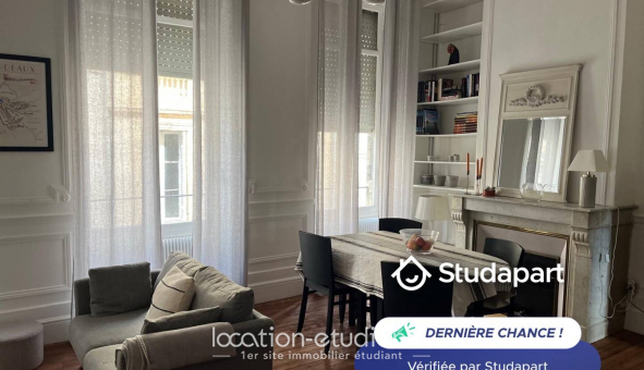Logement tudiant Location Studio Meublé Bordeaux (33300)