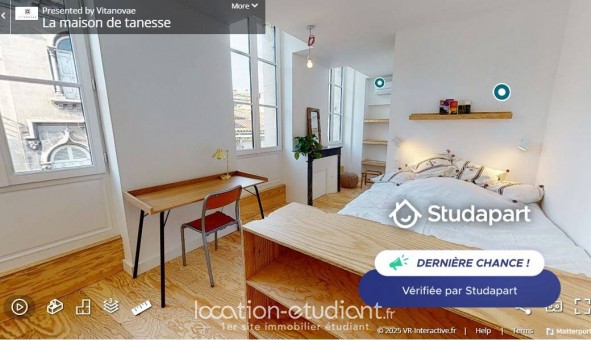 Logement �tudiant Studio &agrave; Bordeaux (33300)