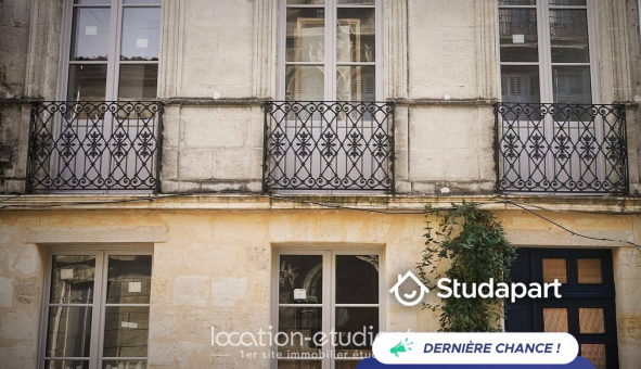 Logement �tudiant Studio &agrave; Bordeaux (33300)