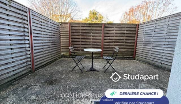 Logement �tudiant Studio &agrave; Bordeaux (33300)