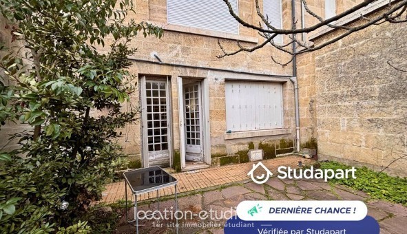 Logement �tudiant Studio &agrave; Bordeaux (33300)