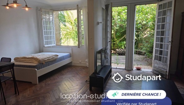 Logement �tudiant Studio &agrave; Bordeaux (33300)