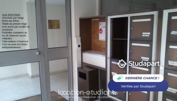 Logement �tudiant Studio &agrave; Bordeaux (33300)