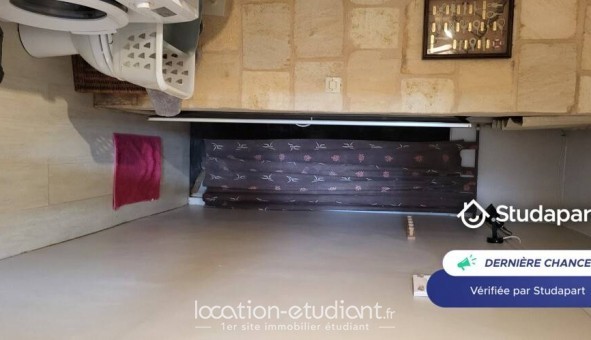 Logement �tudiant Studio &agrave; Bordeaux (33300)