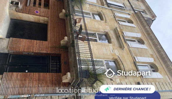 Logement �tudiant Studio &agrave; Bordeaux (33300)