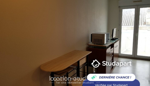 Logement �tudiant Studio &agrave; Bordeaux (33300)