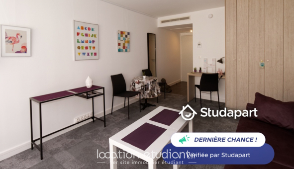 Logement �tudiant Studio &agrave; Bordeaux (33300)