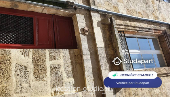 Logement �tudiant Studio &agrave; Bordeaux (33300)